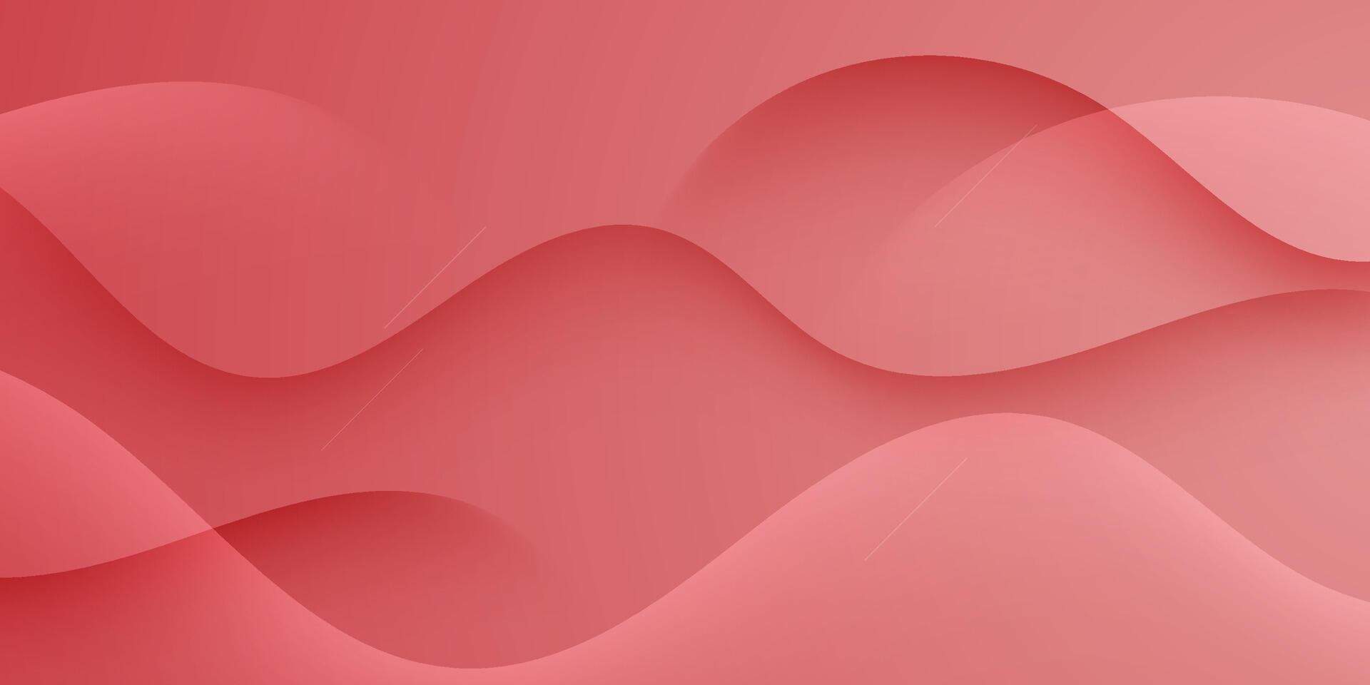 Colorful realistic wave geometric background. Pink element with fluid gradient. Dynamic shapes composition. vector