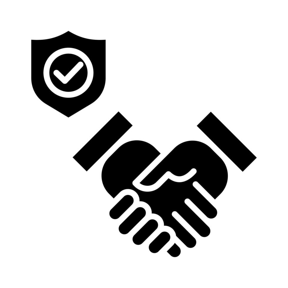 Trusted Partner icon line illustration vector