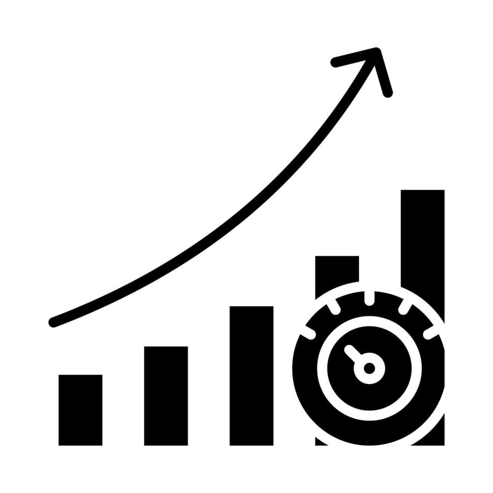 Growth Accelerator icon line illustration vector