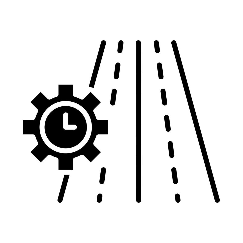 Efficiency Expressway icon line illustration vector