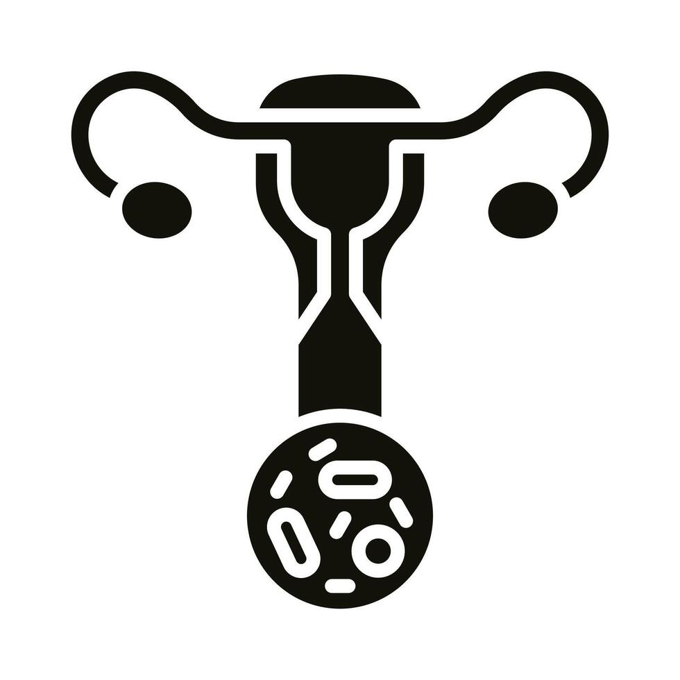 Yeast Infections icon line illustration vector