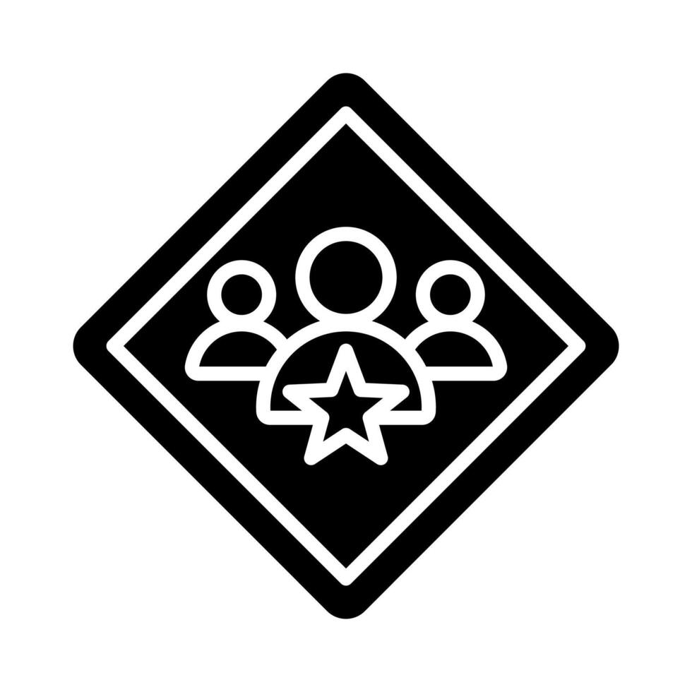 Leadership Lane icon line illustration vector