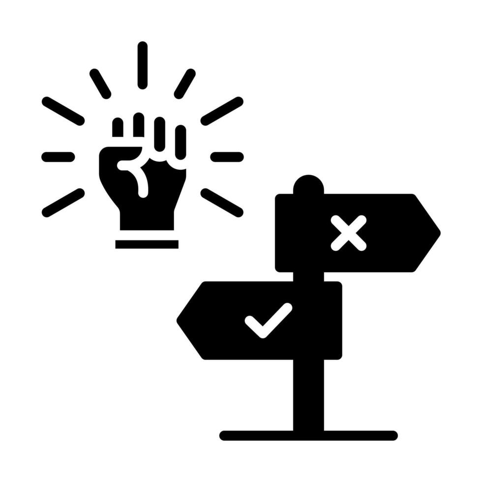 Empowering Choices icon line illustration vector