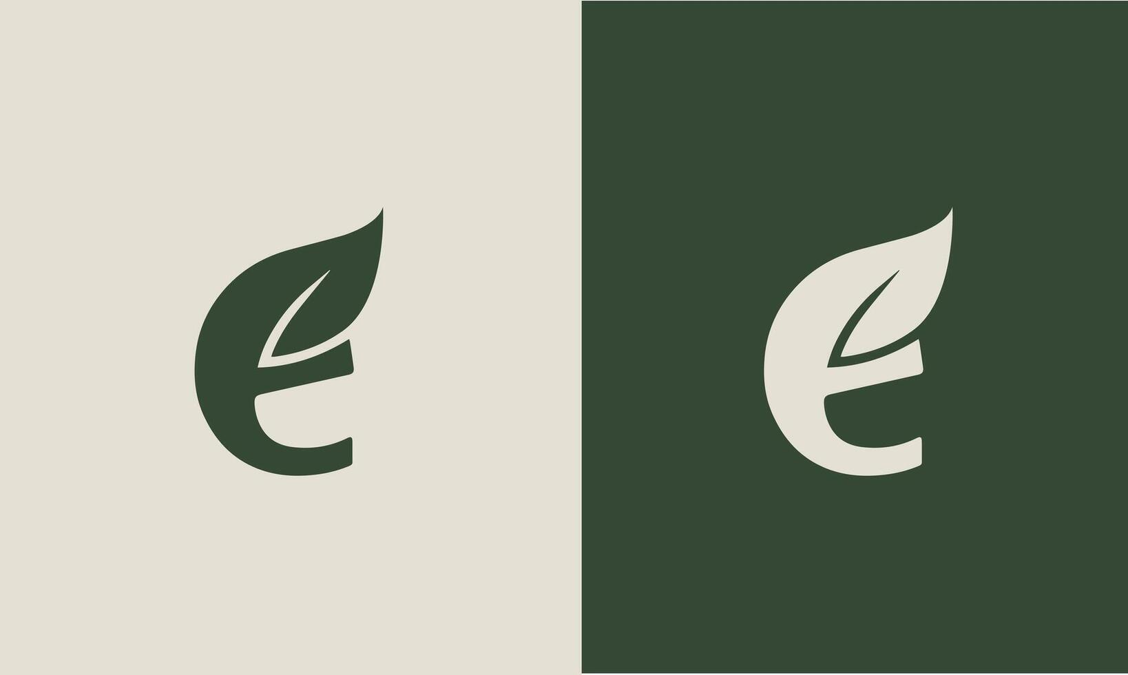 Eco Logo Design. Letter E Leaf Logo, Natural Premium Icon Design. pro vector