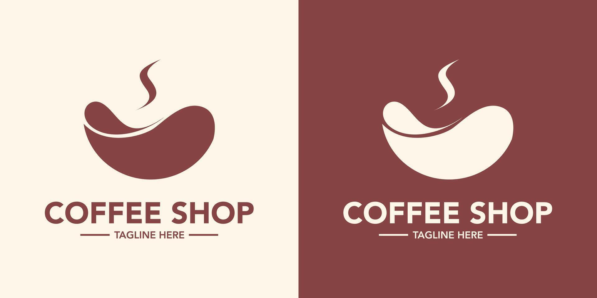 Coffee shop logo vector
