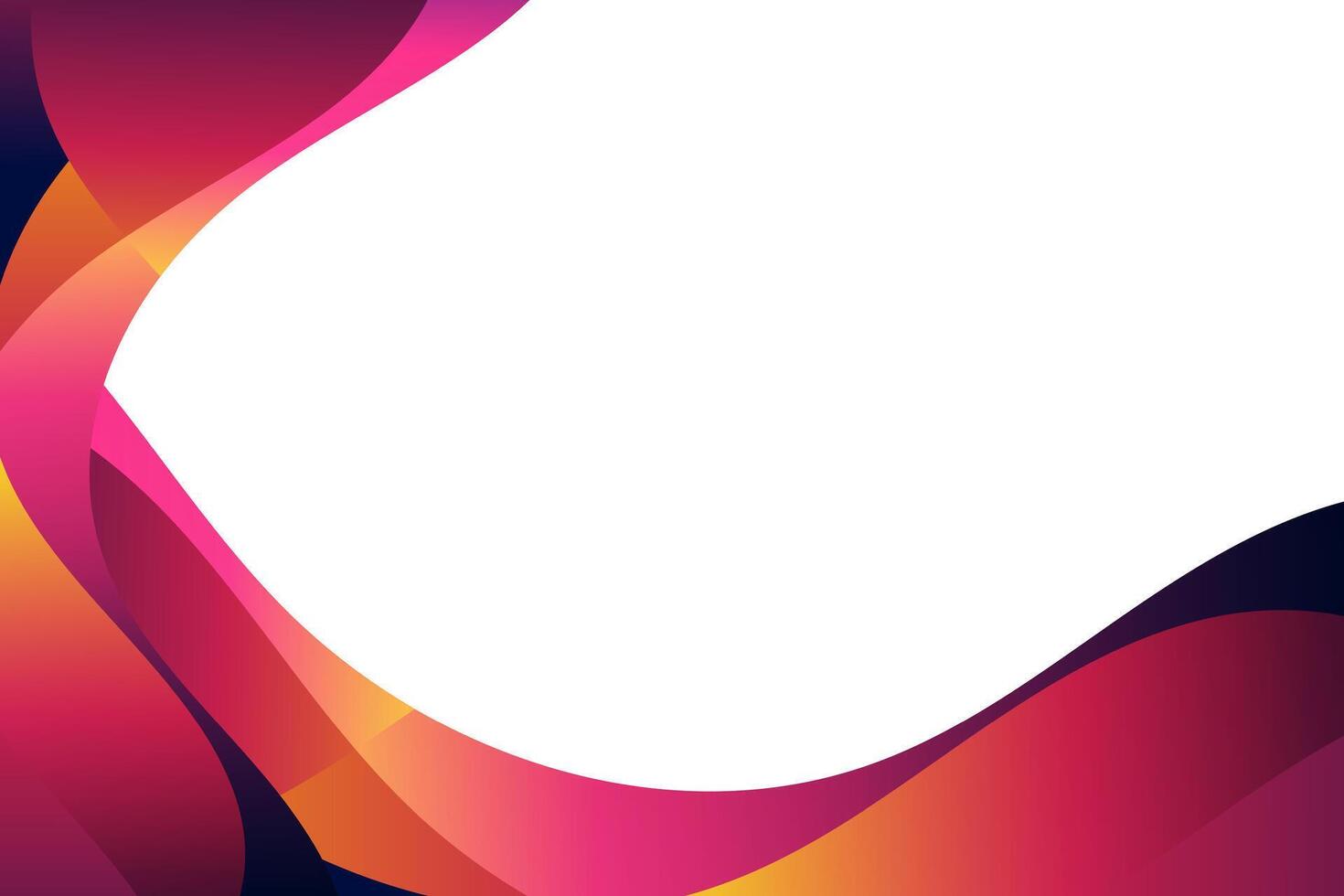 modern background with waving rainbow colour vector