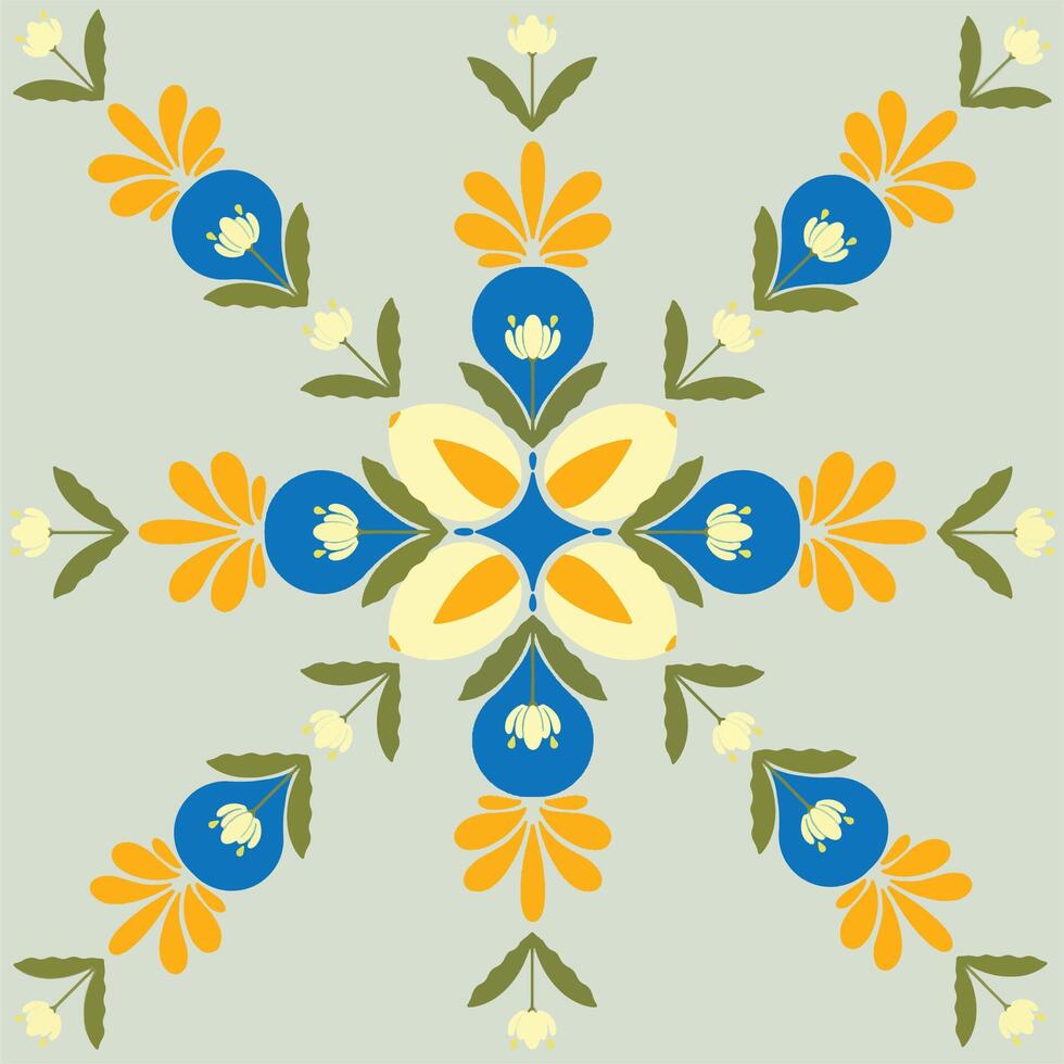 Floral wall Art vector