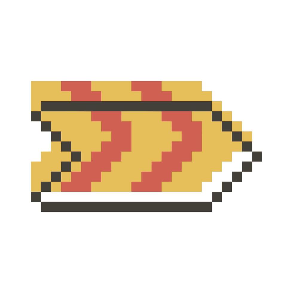 arrow next sign pixel art vector