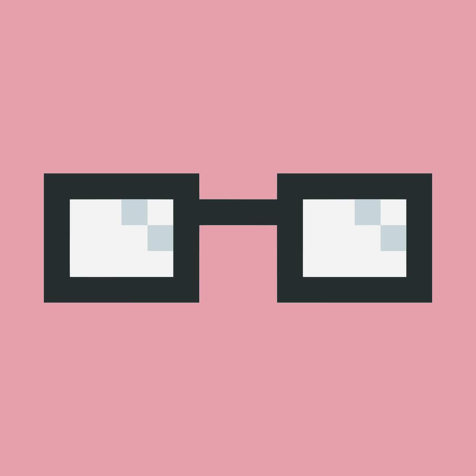 Artistic Frame Designs glasses pixel art vector