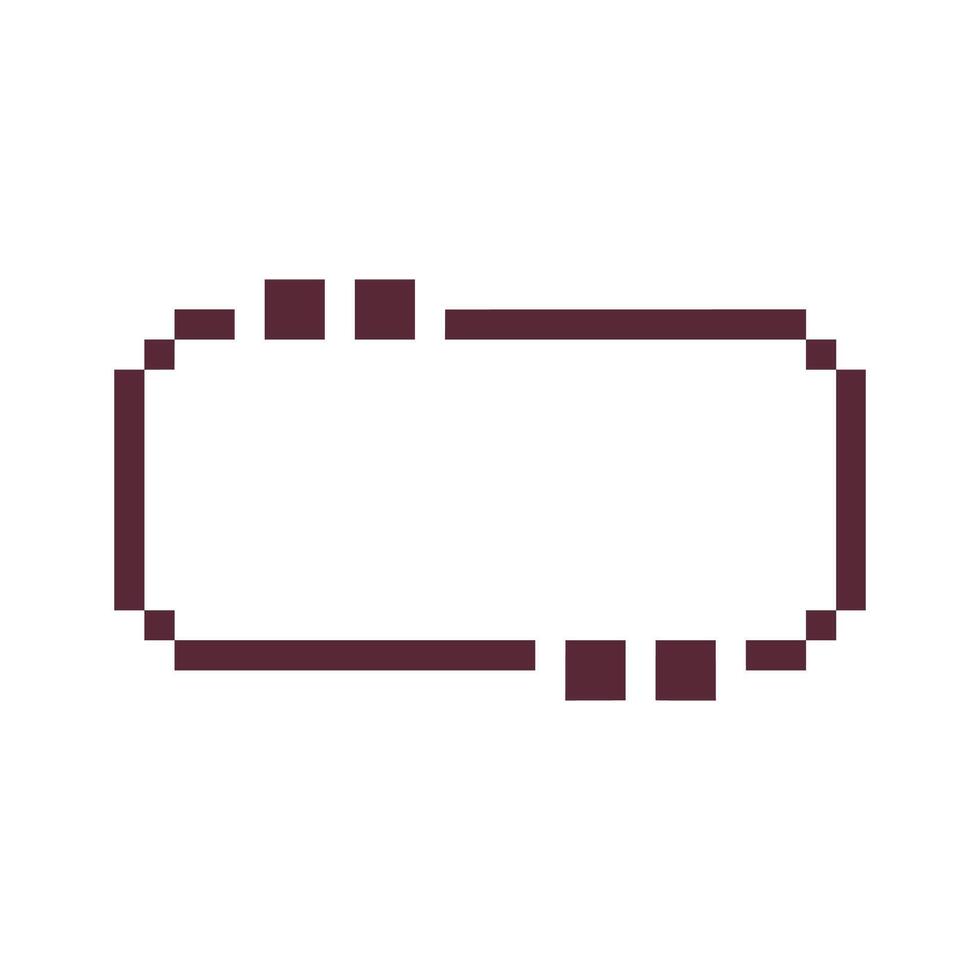 chat bubble pixel art for your needs vector
