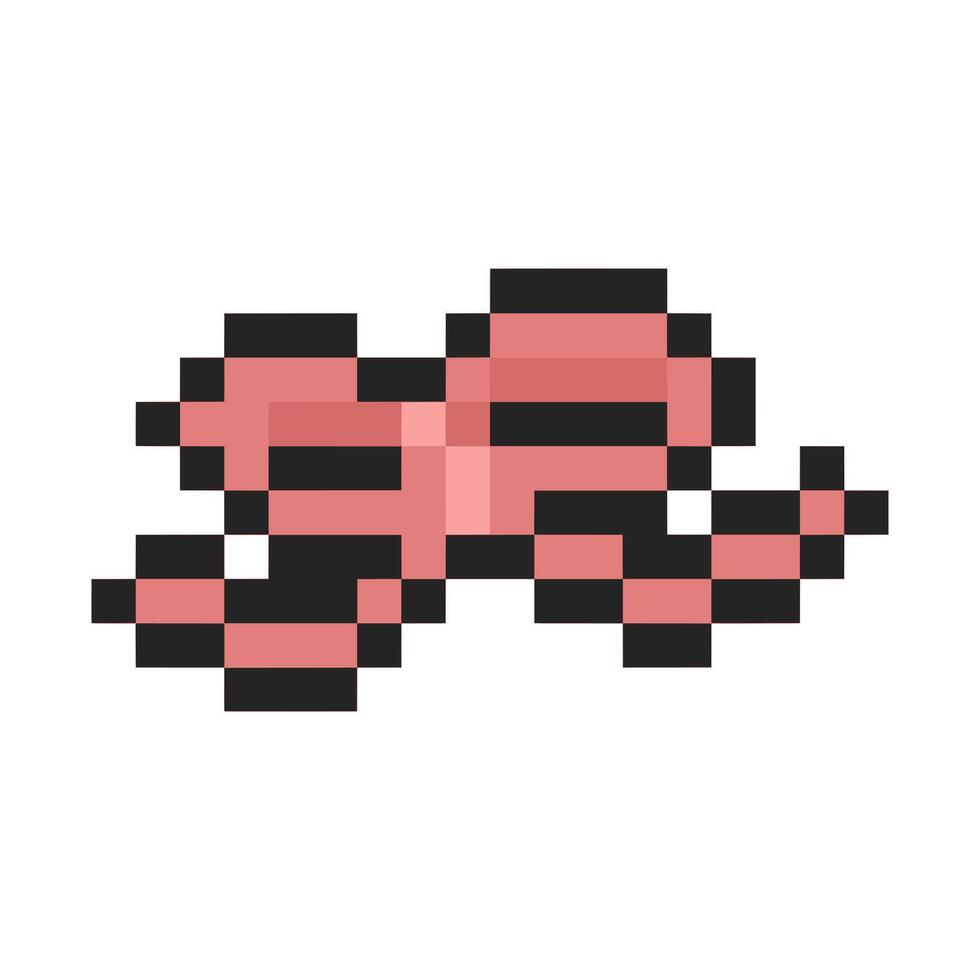 Cute Ribbon Touch pixel art vector