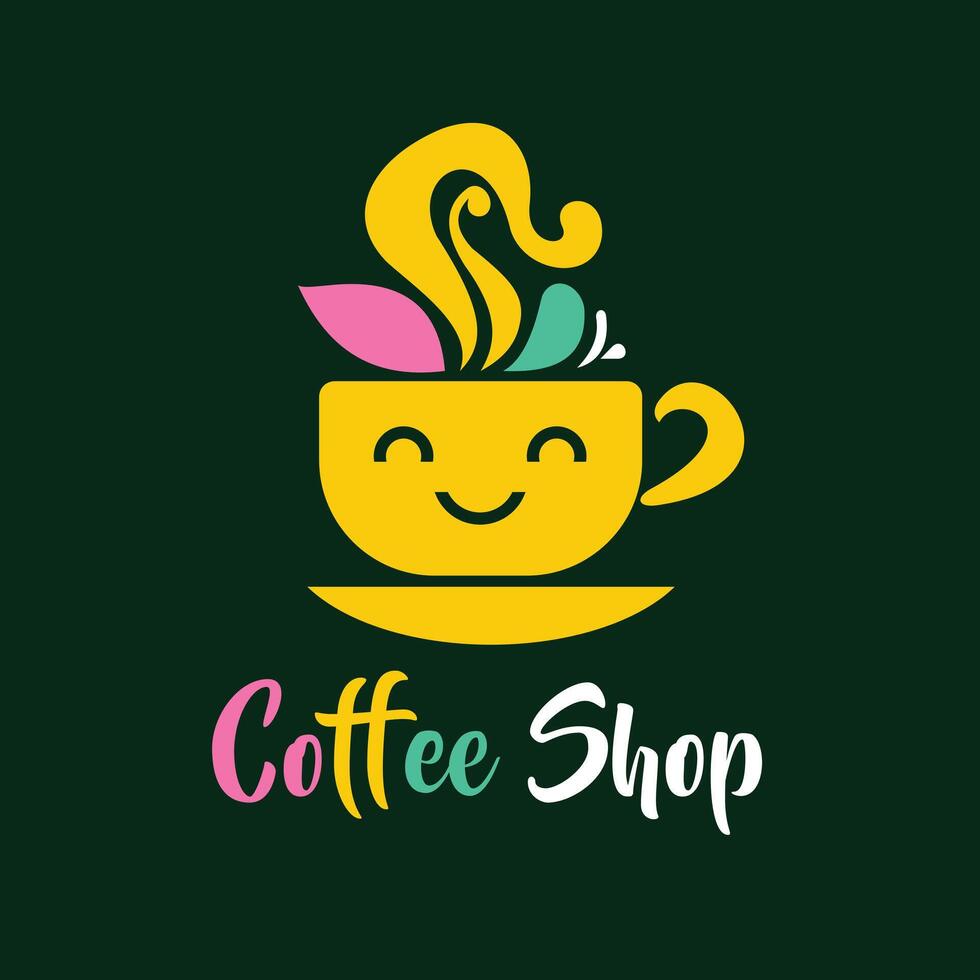 Coffee logo design template. illustration vector