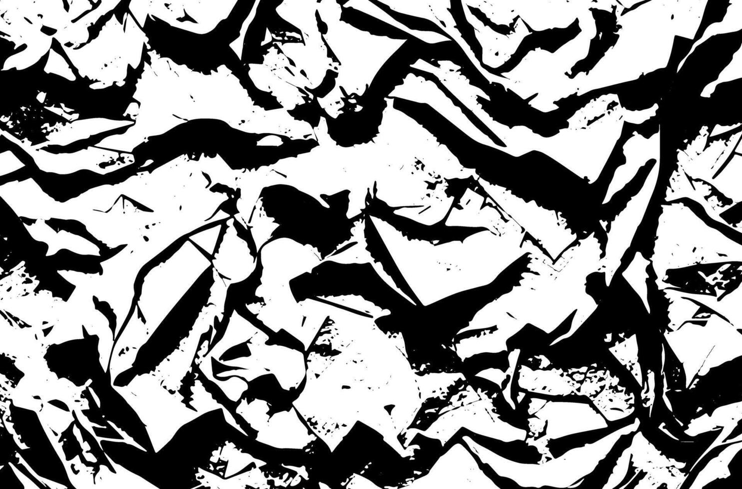a black and white abstract background with many different shapes vector