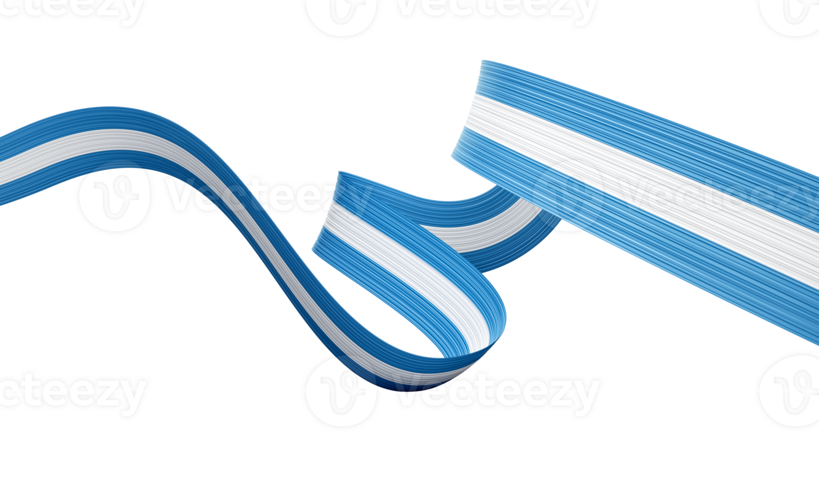 3d Flag Of Argentina 3d Wavy Shiny Argentina Ribbon, 3d illustration png