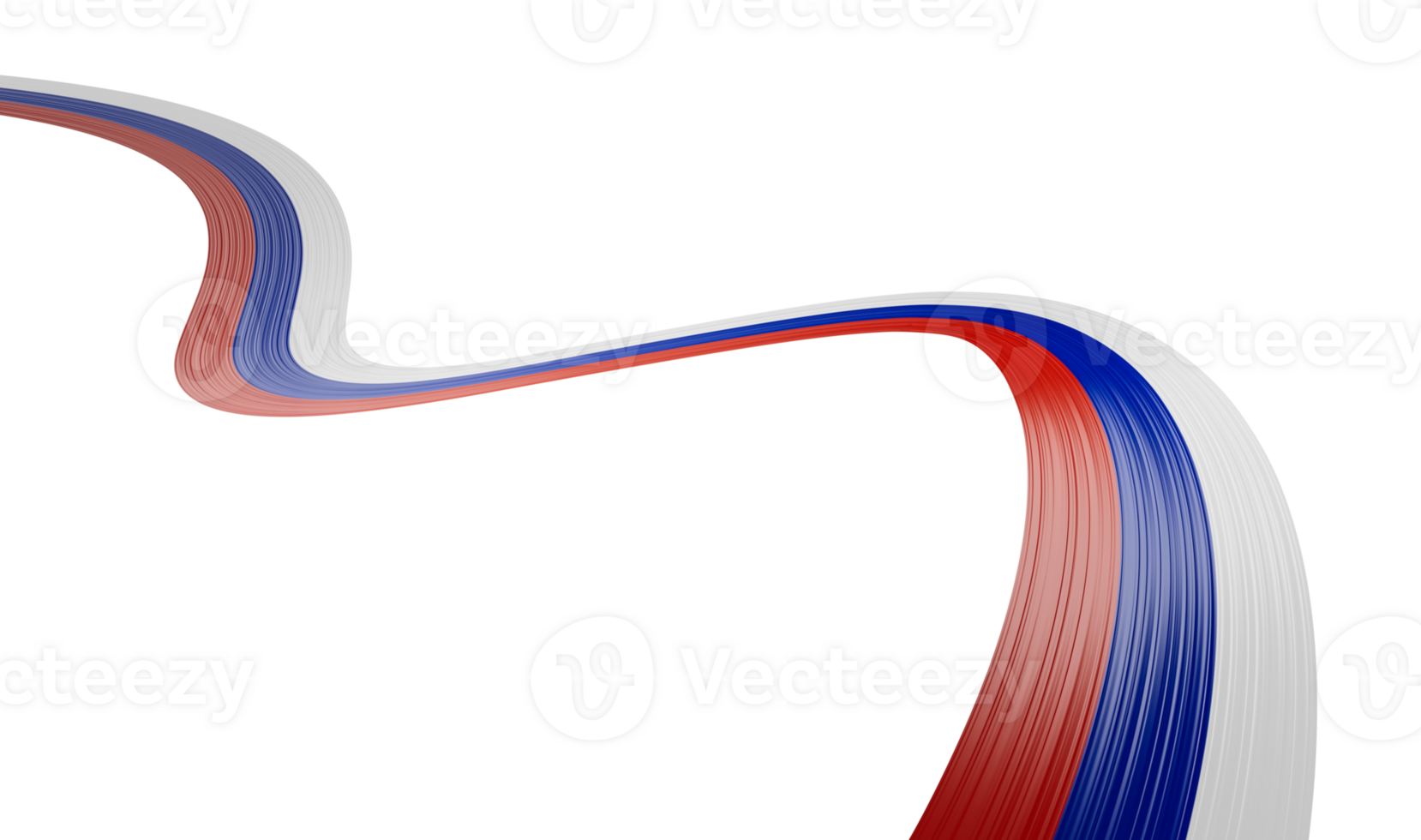 3d Flag Of Russia Country 3d Wavy Shiny Russia Ribbon , 3d illustration png