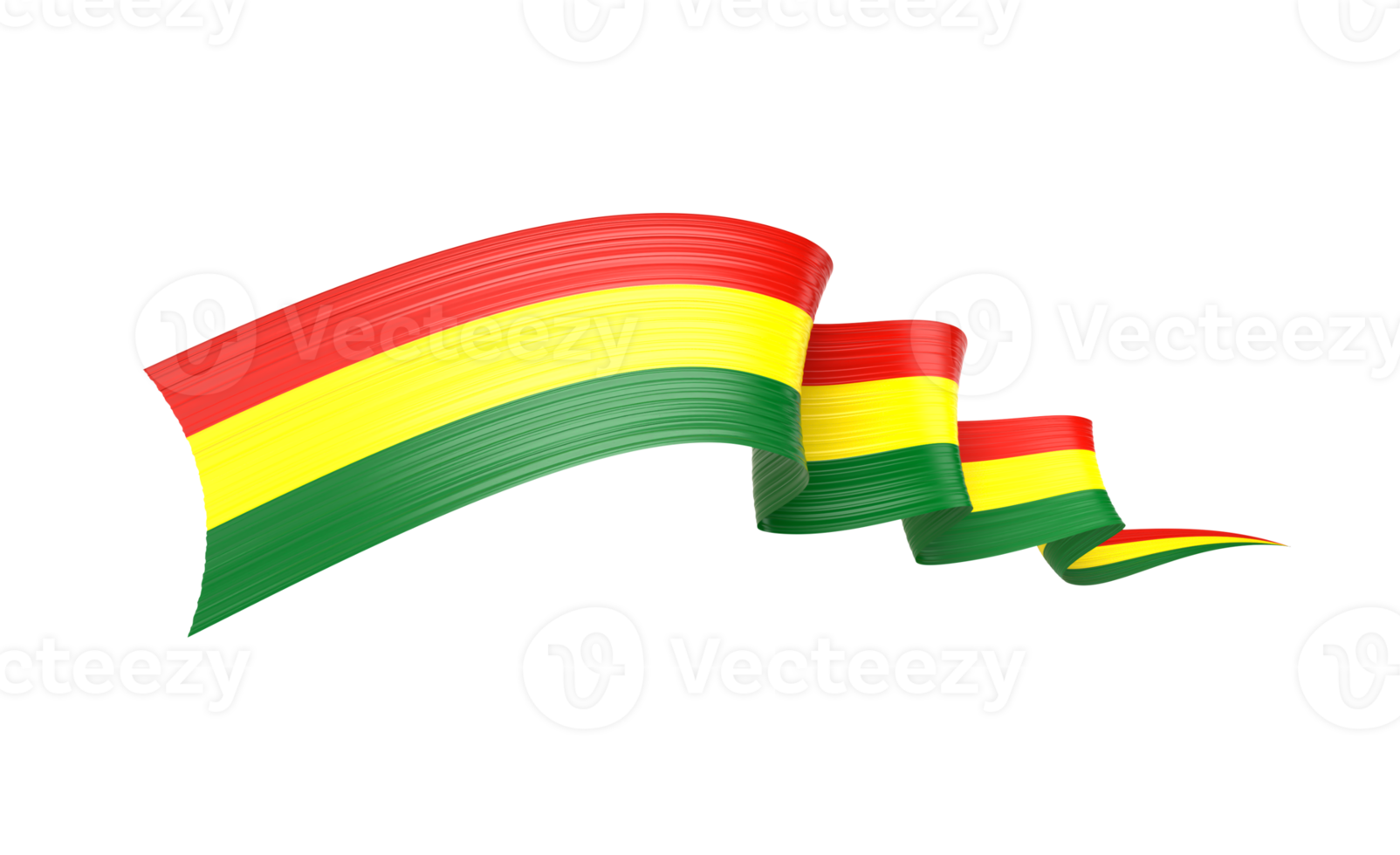3d Flag Of Bolivia 3d Shiny Waving Twisted Ribbon Flag 3d Illustration png