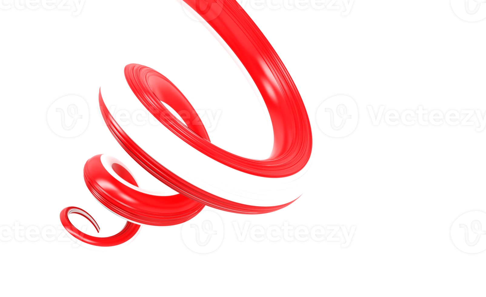 3d Flag of Austria 3d Spiral Glossy Ribbon , 3d illustration png