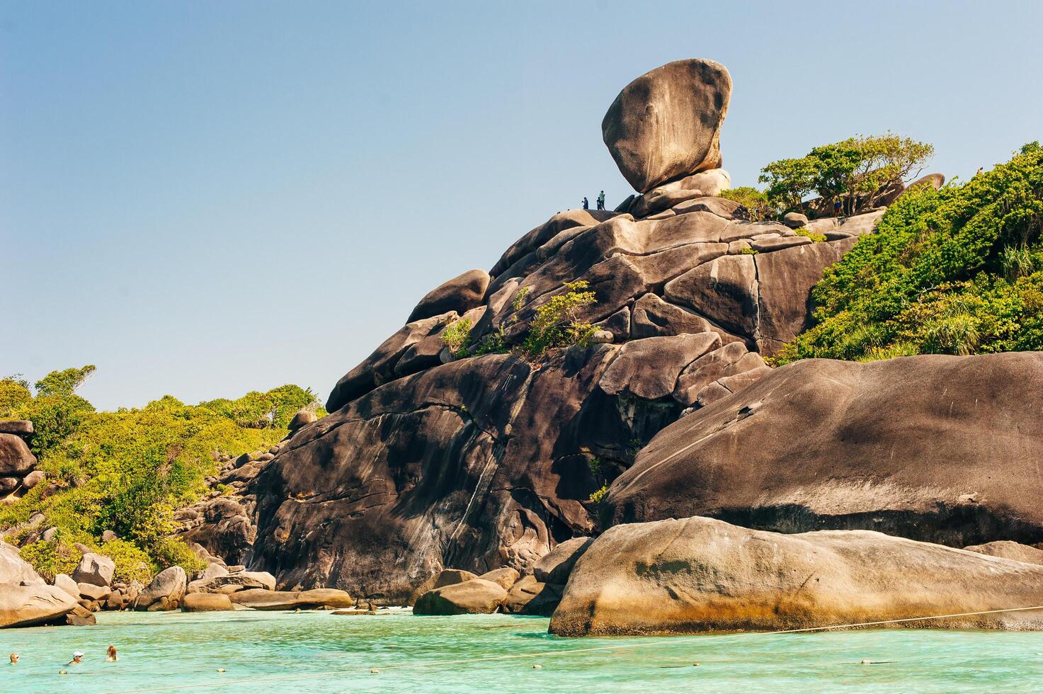 Similan National Park tropical beach island in Thailand photo