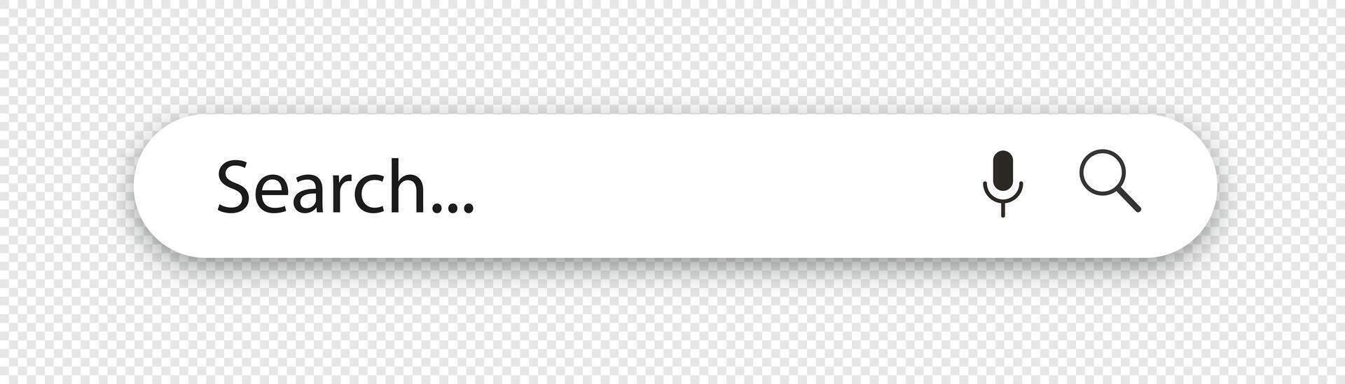 Search bar Internet browser on checkered background vector