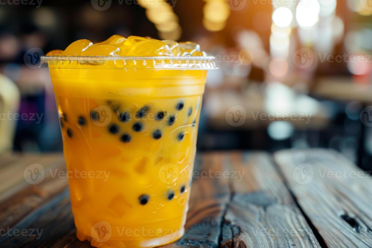 Bubble tea cup in office startup delivery summer refreshment work environment entrepreneurship asian fresh drink sweet natural beverage tasty desk busy morning leisure time short break photo