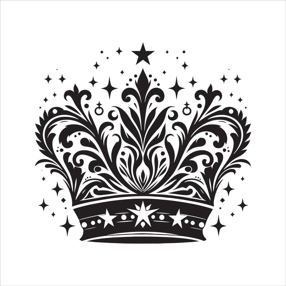 Famous Crowns in History vector