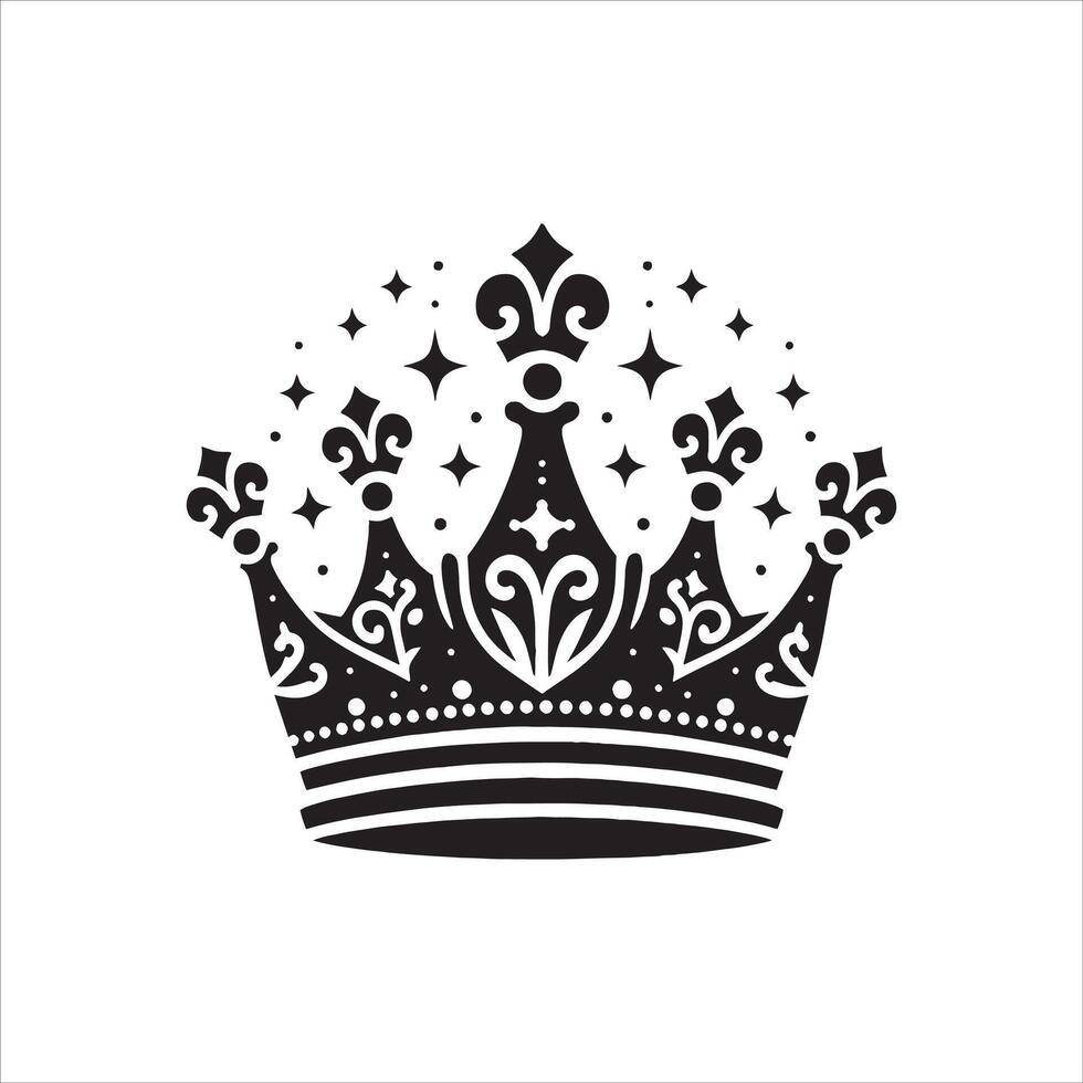 Iconic Crowns of Royalty vector