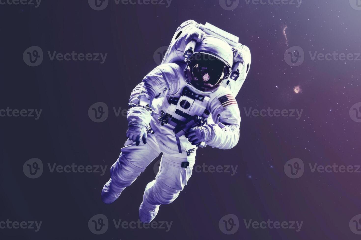 Astronaut in outer space orbiting Earth space station mission trained crew repair work planet orbit exploration galaxy satellite solar system astronomy rocket futuristic spacesuit photo