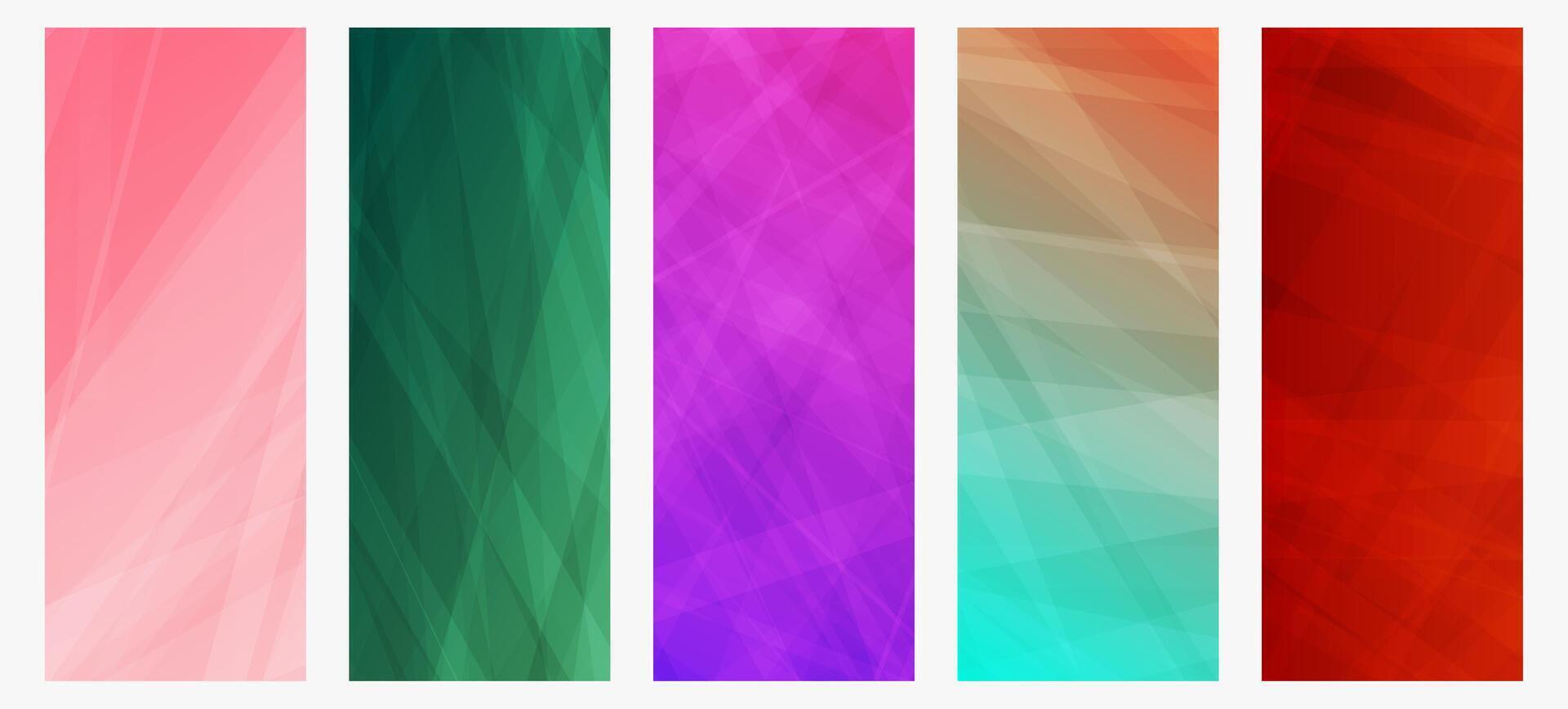 Modern colorful gradient background with lines vector