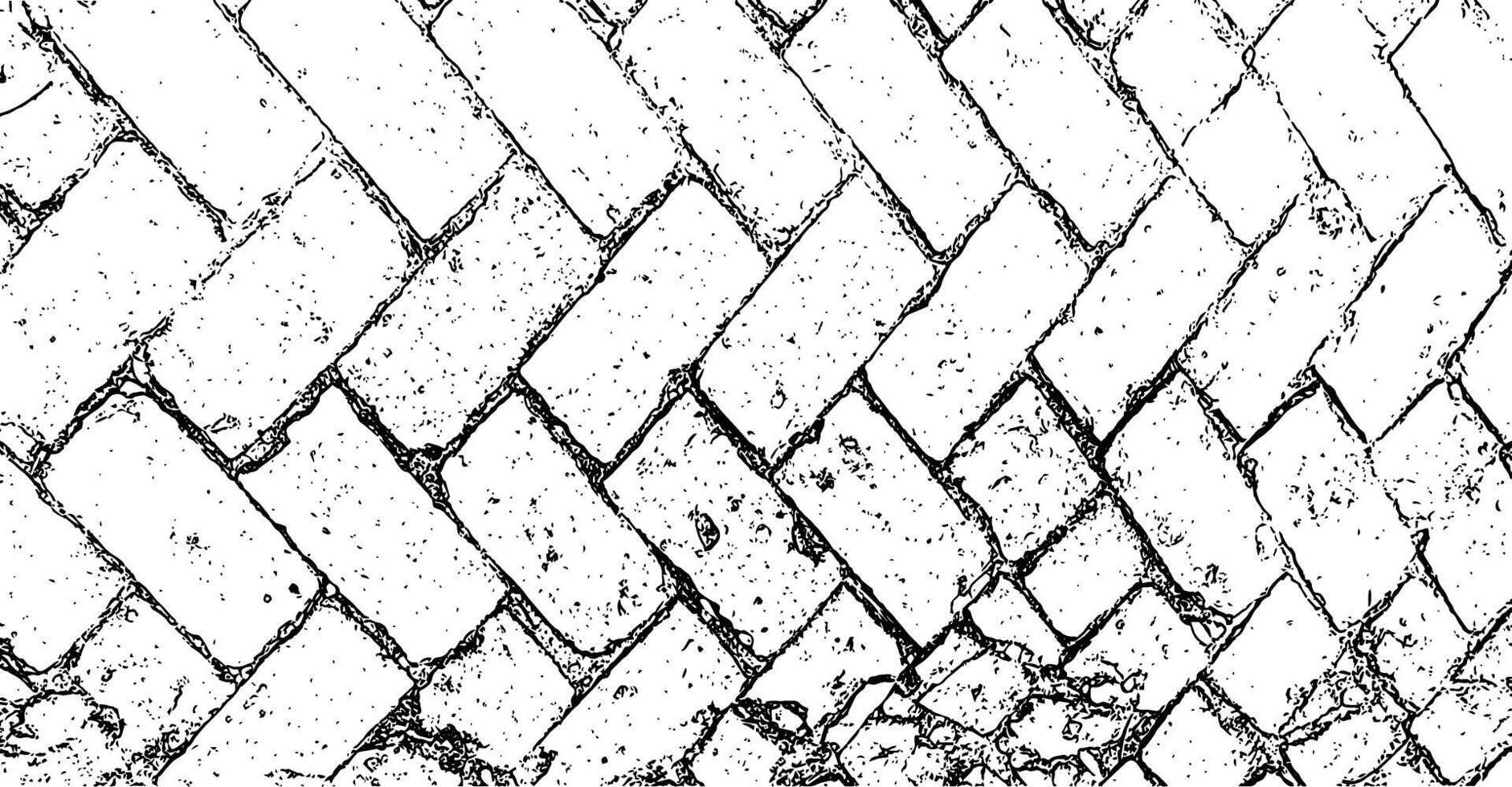 grunge texture background for a wall, a black and white drawing of a brick wall, a brick wall of Grunge texture background, a black and white of a grid pattern, vector