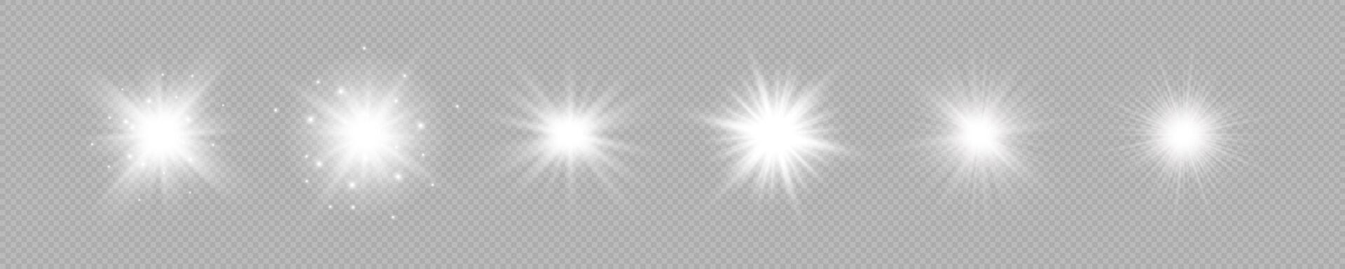 Light effect of lens flares vector