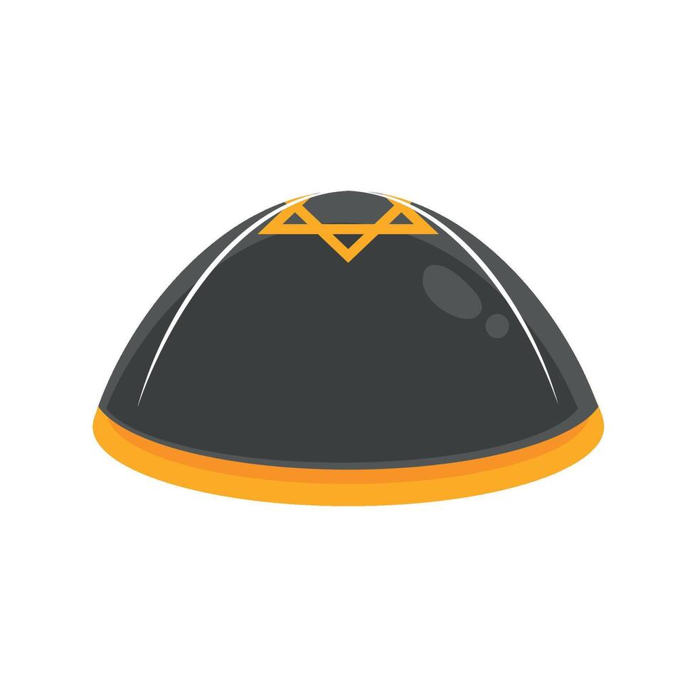 Jewish hat icon illustration isolated on white background vector