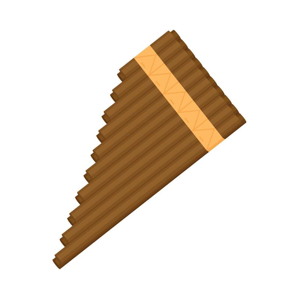 A wooden pan with a wooden handle vector
