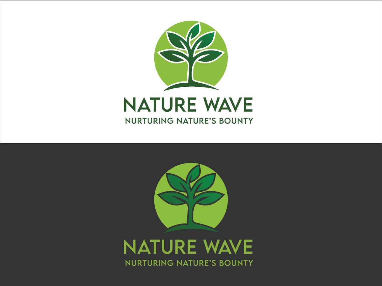 NATURE WAVE LOGO vector