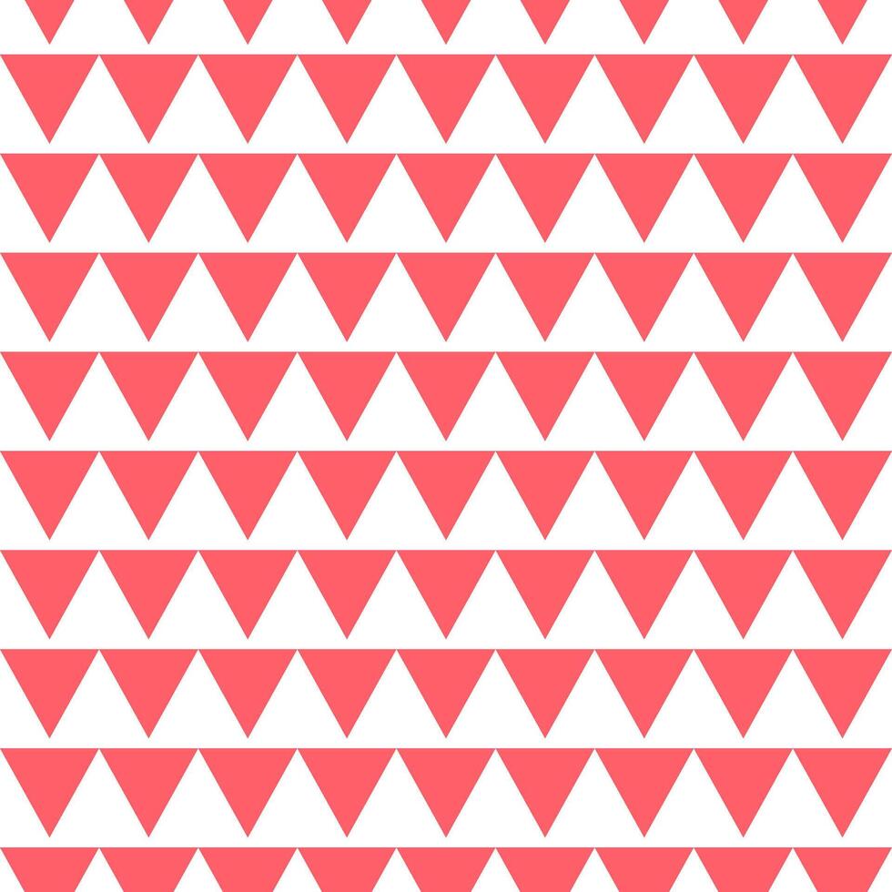 Geometric shapes seamless pattern. Red triangle. Christmas background vector