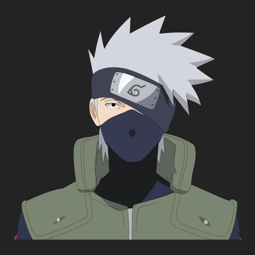 Kakashi Hatake Naruto vector