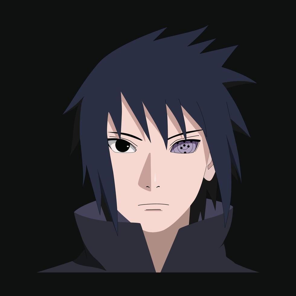 Uchiha Sasuke Young vector