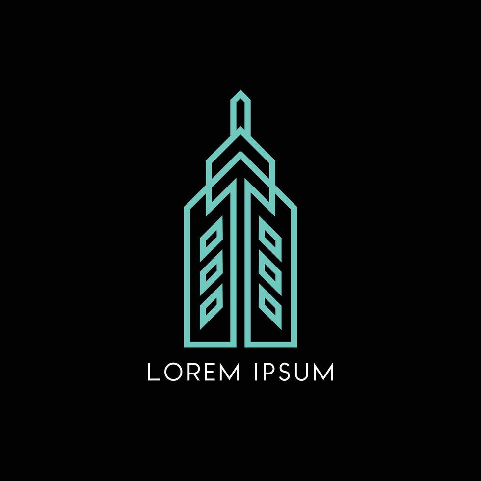 apartment logo design, creative and modern appartment logo for your brand vector