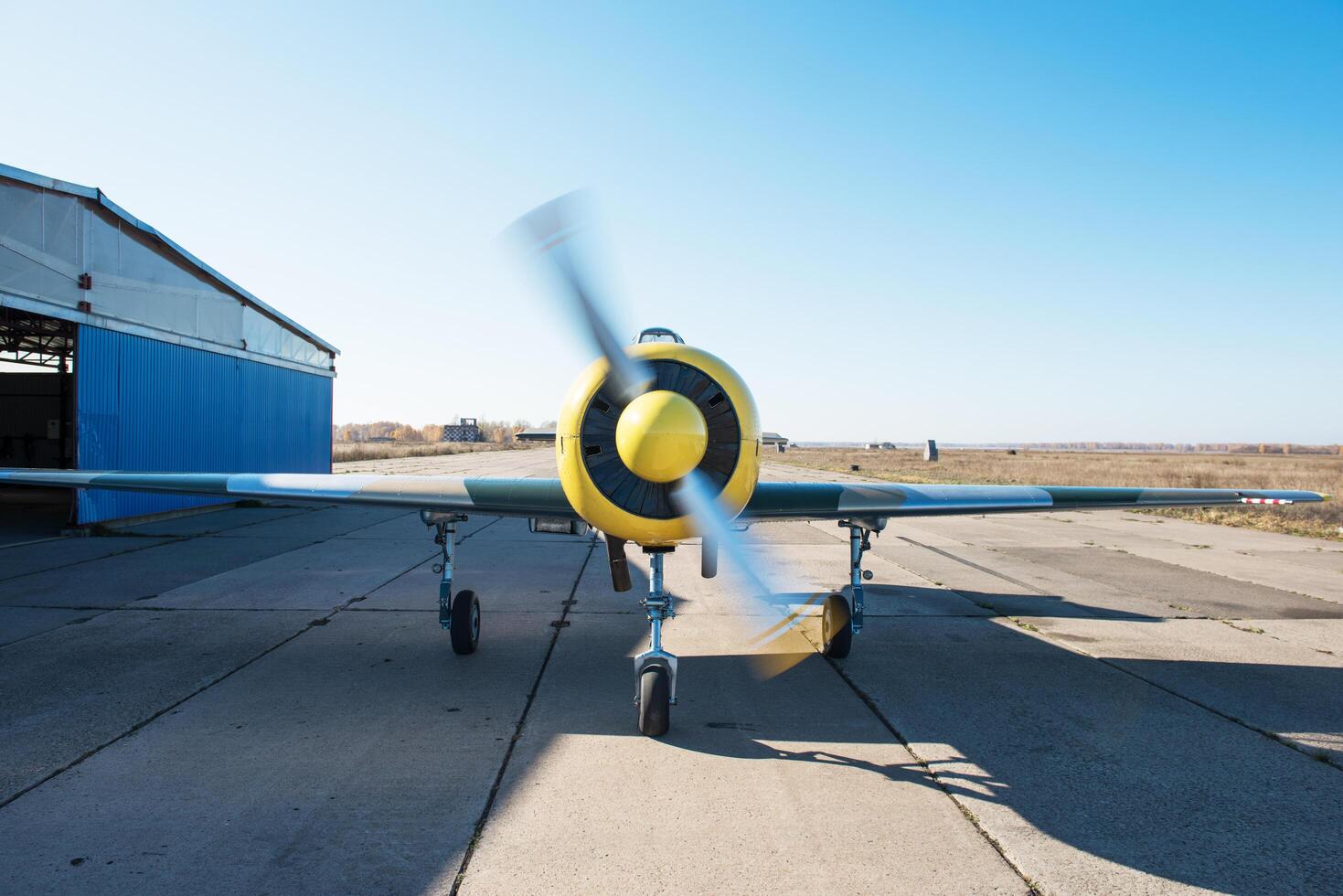 Ultralight small private aircraft airplane photo