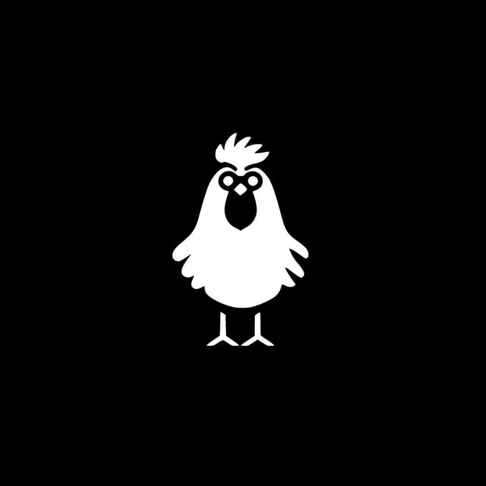 Chicken - Minimalist and Flat Logo - illustration vector