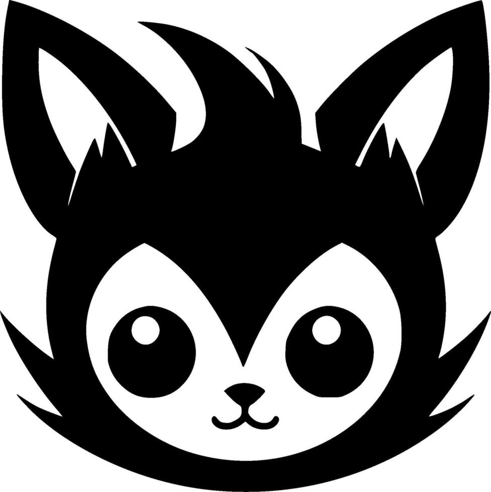 Cat, Minimalist and Simple Silhouette - illustration vector