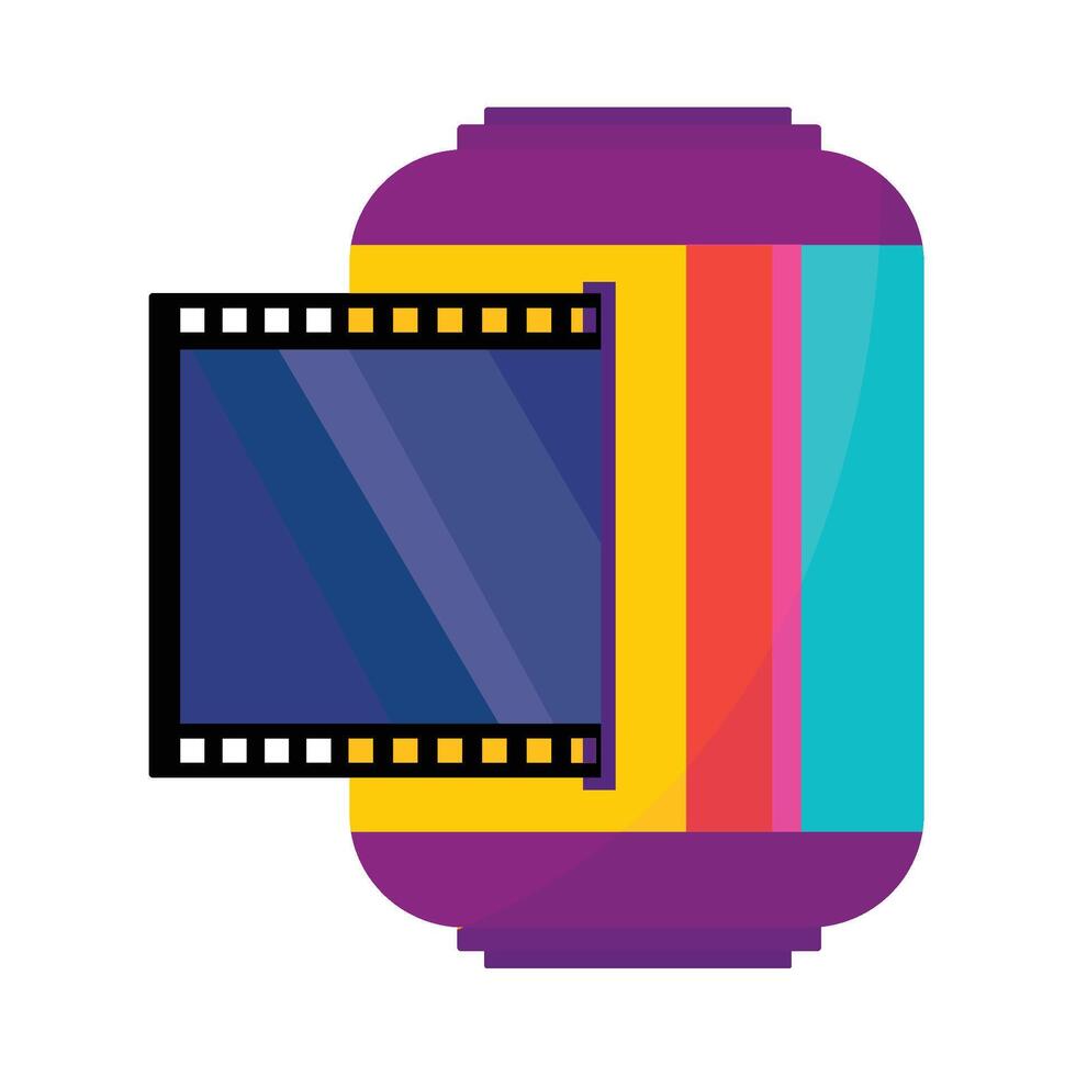 90s Nostalgic Camera roll vector