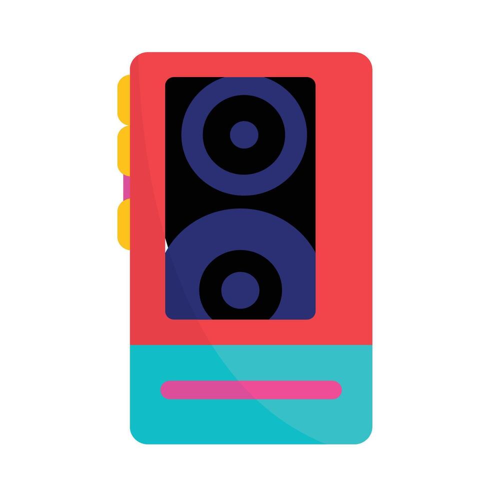 90s Nostalgic Music player vector