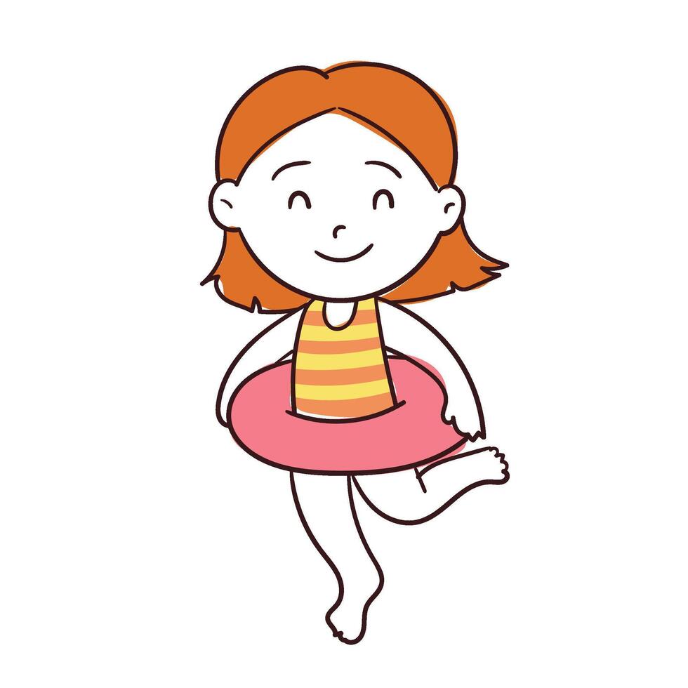 Kid Summer vacation Kid Seven vector