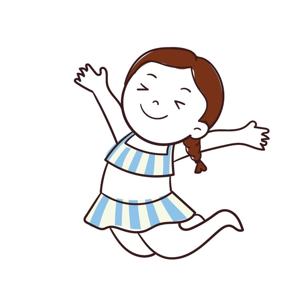 Kid Summer vacation Kid Six vector