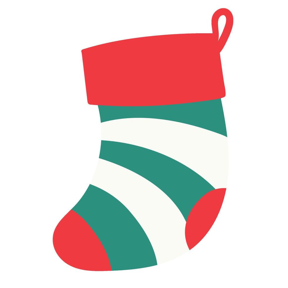 Christmas Illustration Set Socks vector