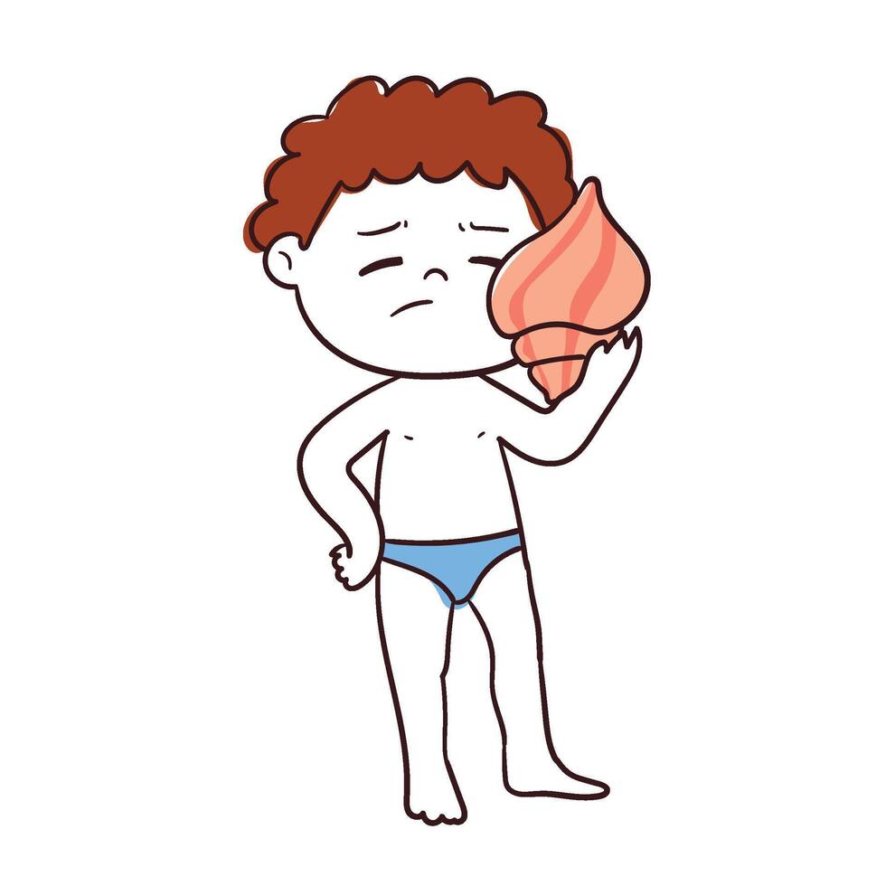 Kid Summer vacation Kid Nine vector