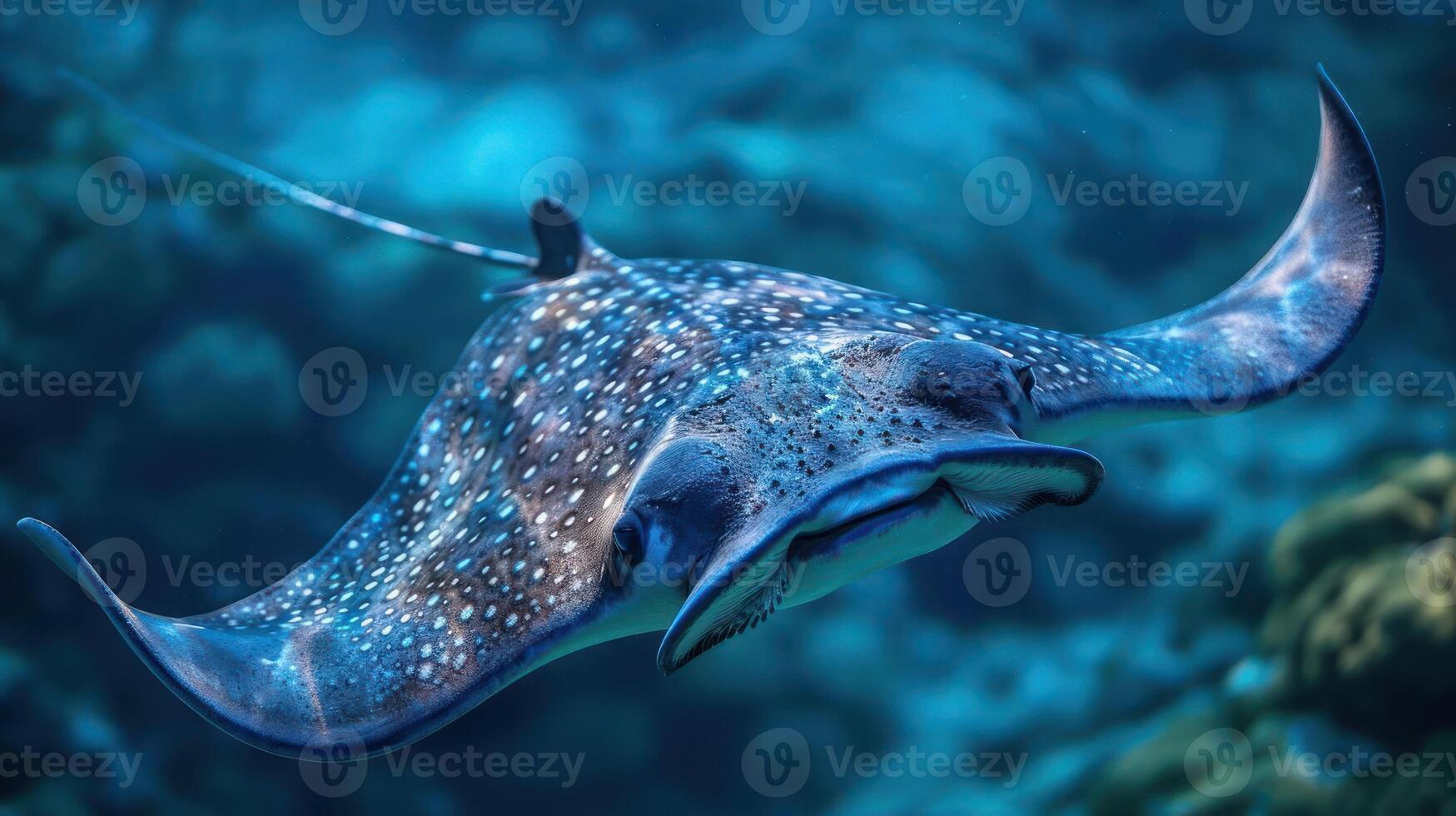 A vibrant underwater ecosystem featuring diverse marine life, including a pufferfish, clown fish, photo
