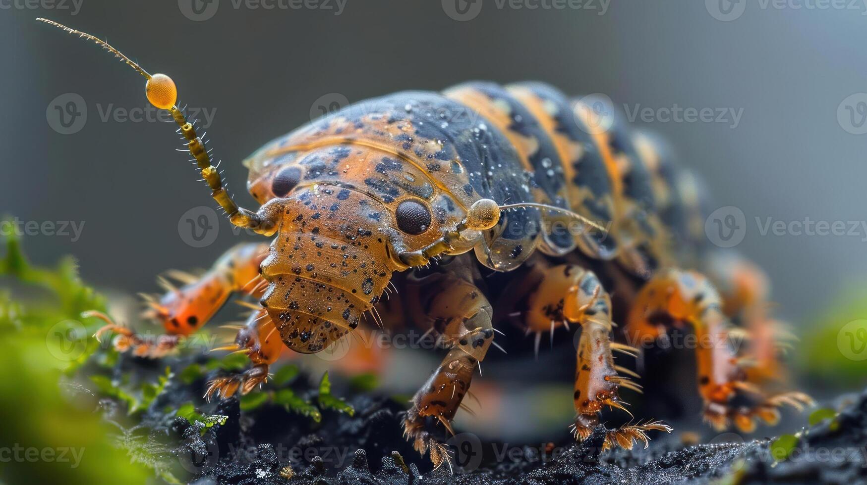 an image of a bug, specifically a beetle, photo
