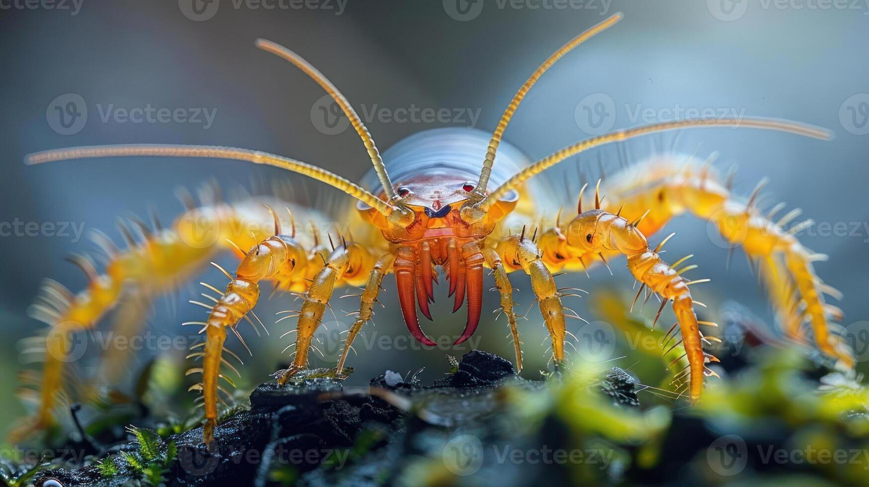a close-up view of a crustacean, likely a crab, photo