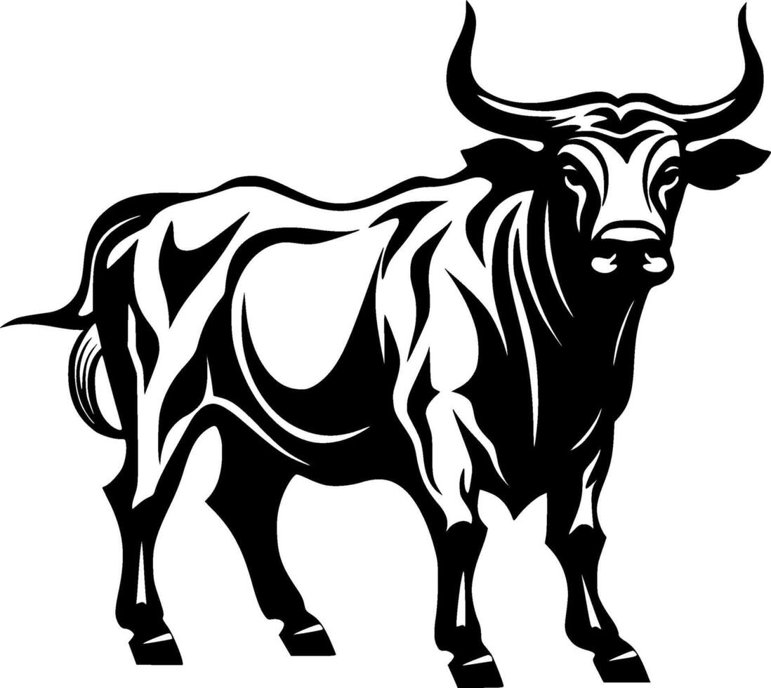 Bull - High Quality Logo - illustration ideal for T-shirt graphic vector